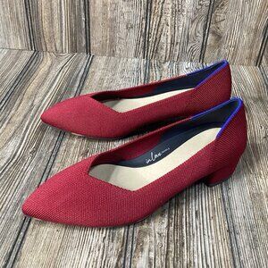 Rothy’s Womens The High Point Heels in Autumn Red